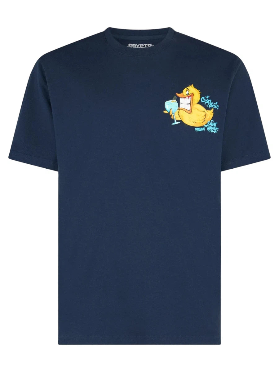 T-shirt Edizione Speciale Cryptopuppets Ducky Gin-Mc2 Saint Barth-T-shirt-Vittorio Citro Boutique