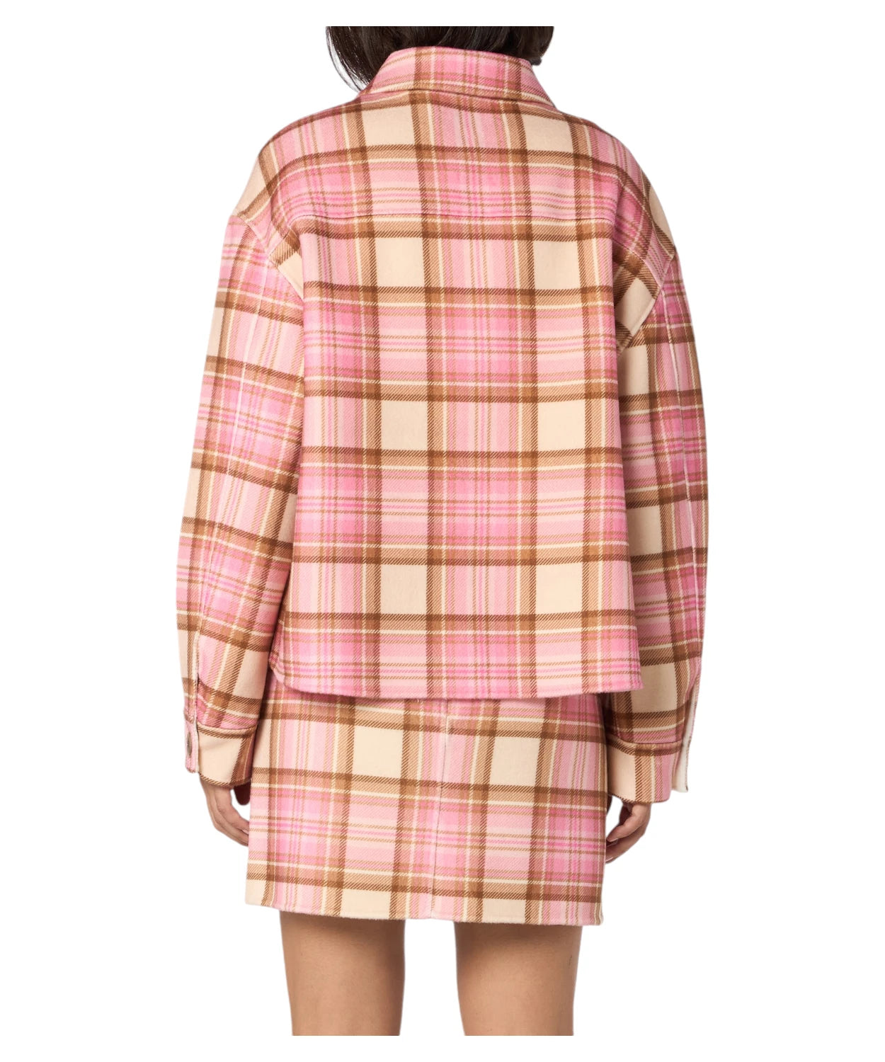 Camicia Corta Bonnibell con Stampa Tartan Rosa-Mc2 Saint Barth-Camicie-Vittorio Citro Boutique