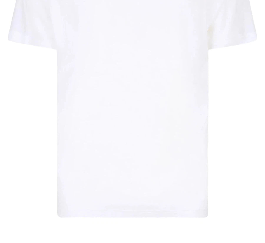 T-shirt Gary Bianca in Spugna con Ricamo St. Barth-T-shirt-Mc2 Saint Barth-Vittorio Citro Boutique