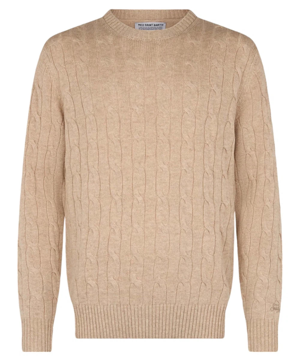 Maglione Regent a Girocollo in Misto Cashmere-Mc2 Saint Barth-Maglieria-Vittorio Citro Boutique