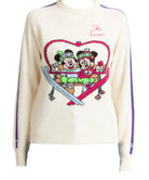 Maglione Ski Lover con Stampa Mickie e Minnie-Mc2 Saint Barth-Maglieria-Vittorio Citro Boutique