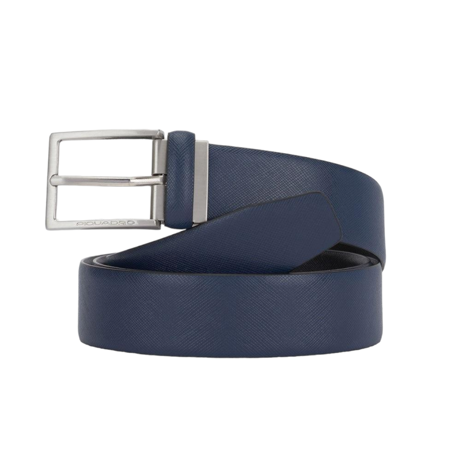 Cintura uomo reversibile con fibbia ad ardiglione-Cinture-Piquadro-Vittorio Citro Boutique
