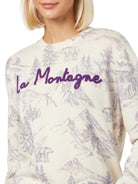 Maglia donna girocollo con stampa montagne-Mc2 Saint Barth-Maglieria-Vittorio Citro Boutique