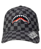 Cappello con Visiera Check Grey-Sprayground-Cappelli-Vittorio Citro Boutique