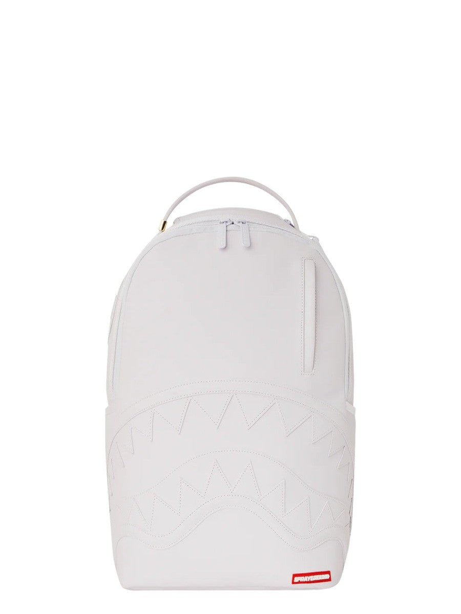 Zaino white c&s shark-Sprayground-Zaini-Vittorio Citro Boutique