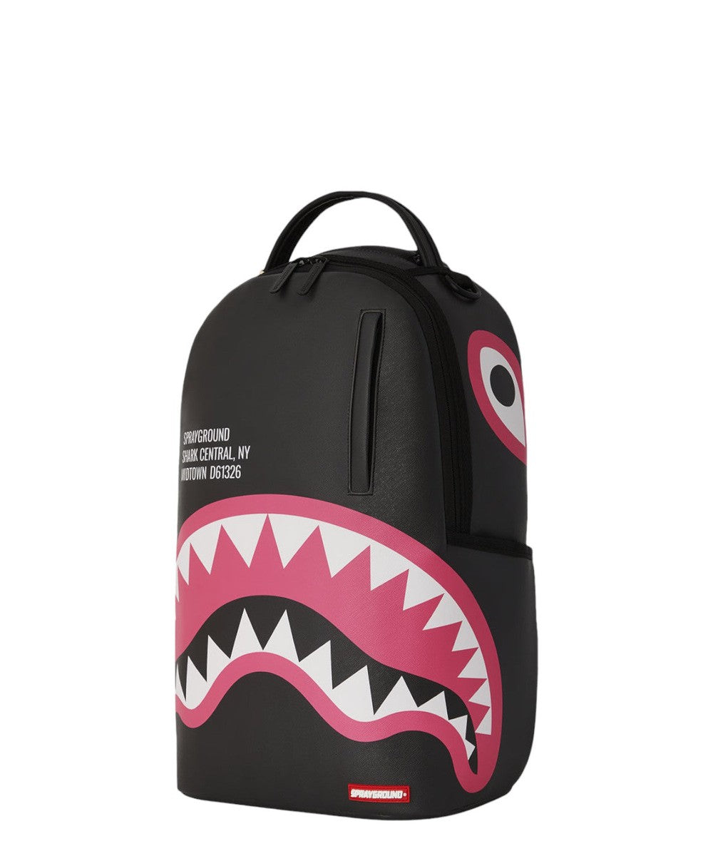 Zaino Sprayground Shark Central Pink DLXSV-Sprayground-Zaini-Vittorio Citro Boutique