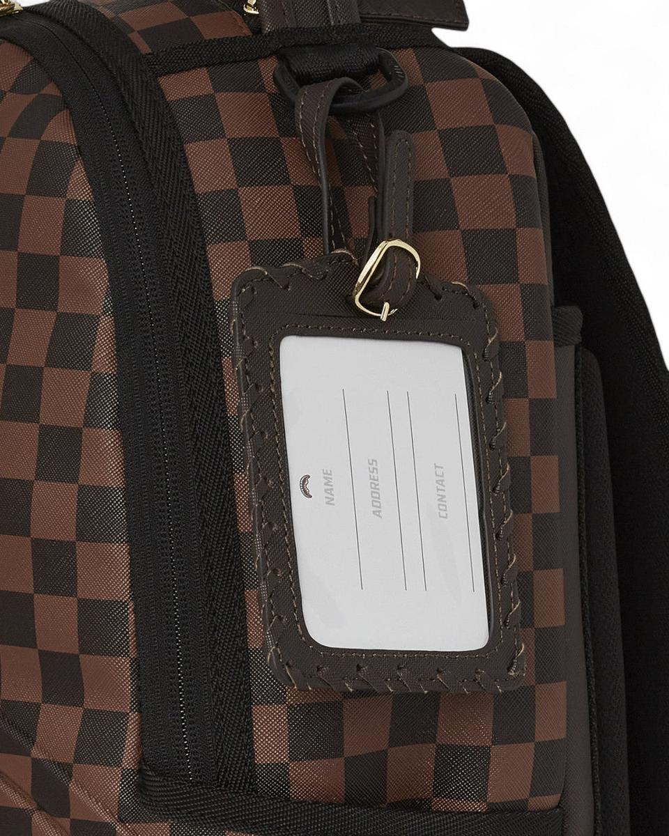 zaino core embossed check dlxv-Zaini-Sprayground-Vittorio Citro Boutique