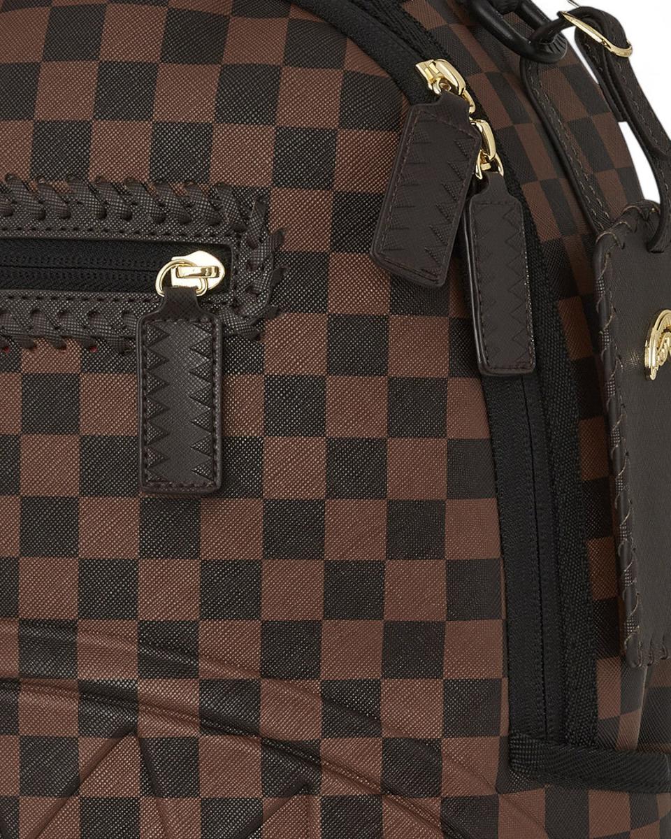 zaino core embossed check dlxv-Zaini-Sprayground-Vittorio Citro Boutique