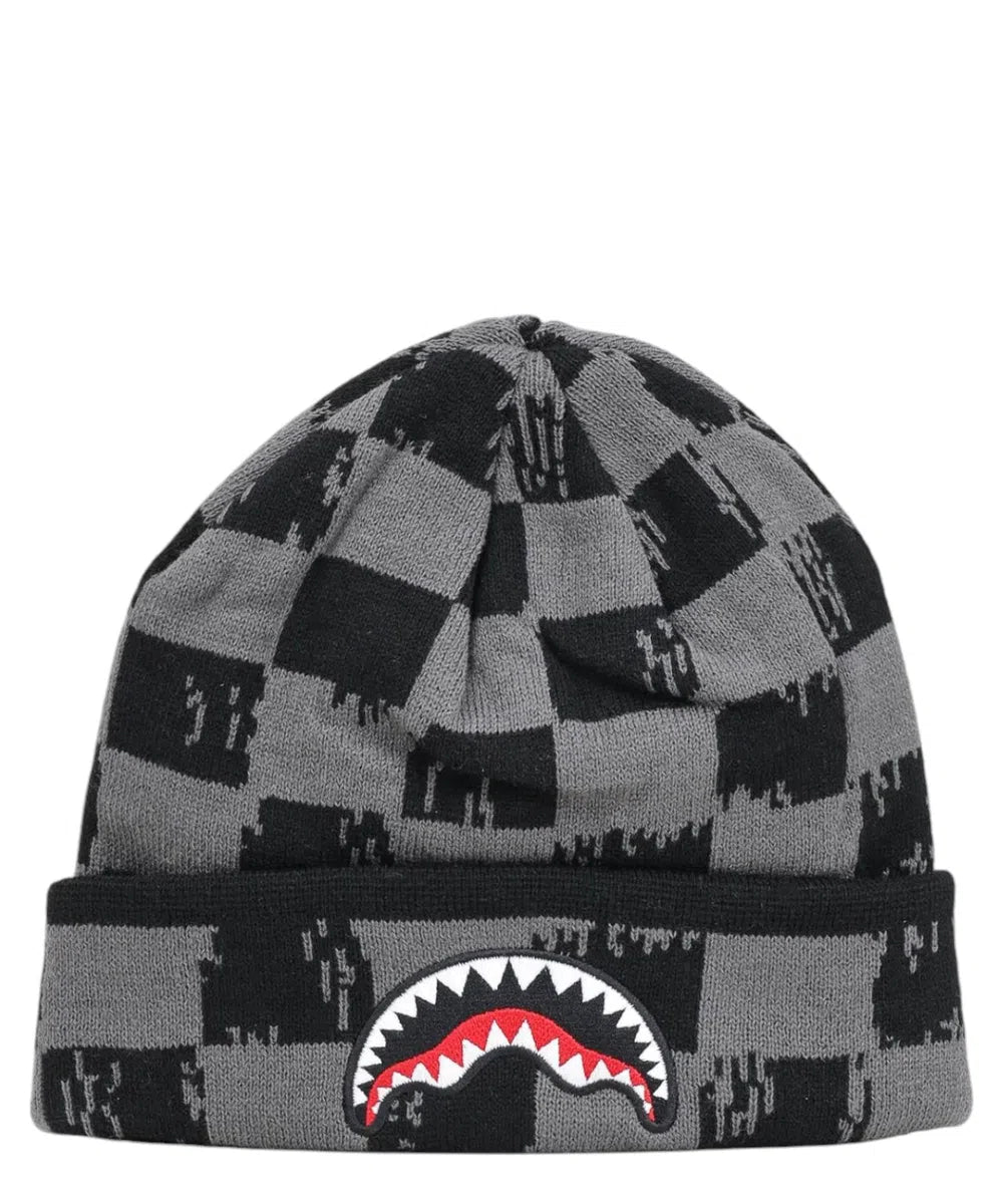 Berretto di Lana con Motivo a Scacchi-Sprayground-Cappelli-Vittorio Citro Boutique