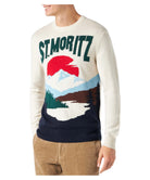 Maglia con Stampa Cartoline di St. Moritz-Maglieria-Mc2 Saint Barth-Vittorio Citro Boutique