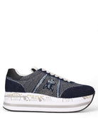 Sneakers Beth 6957 con Tomaia in Denim e Suola Platform-Premiata-Sneakers-Vittorio Citro Boutique