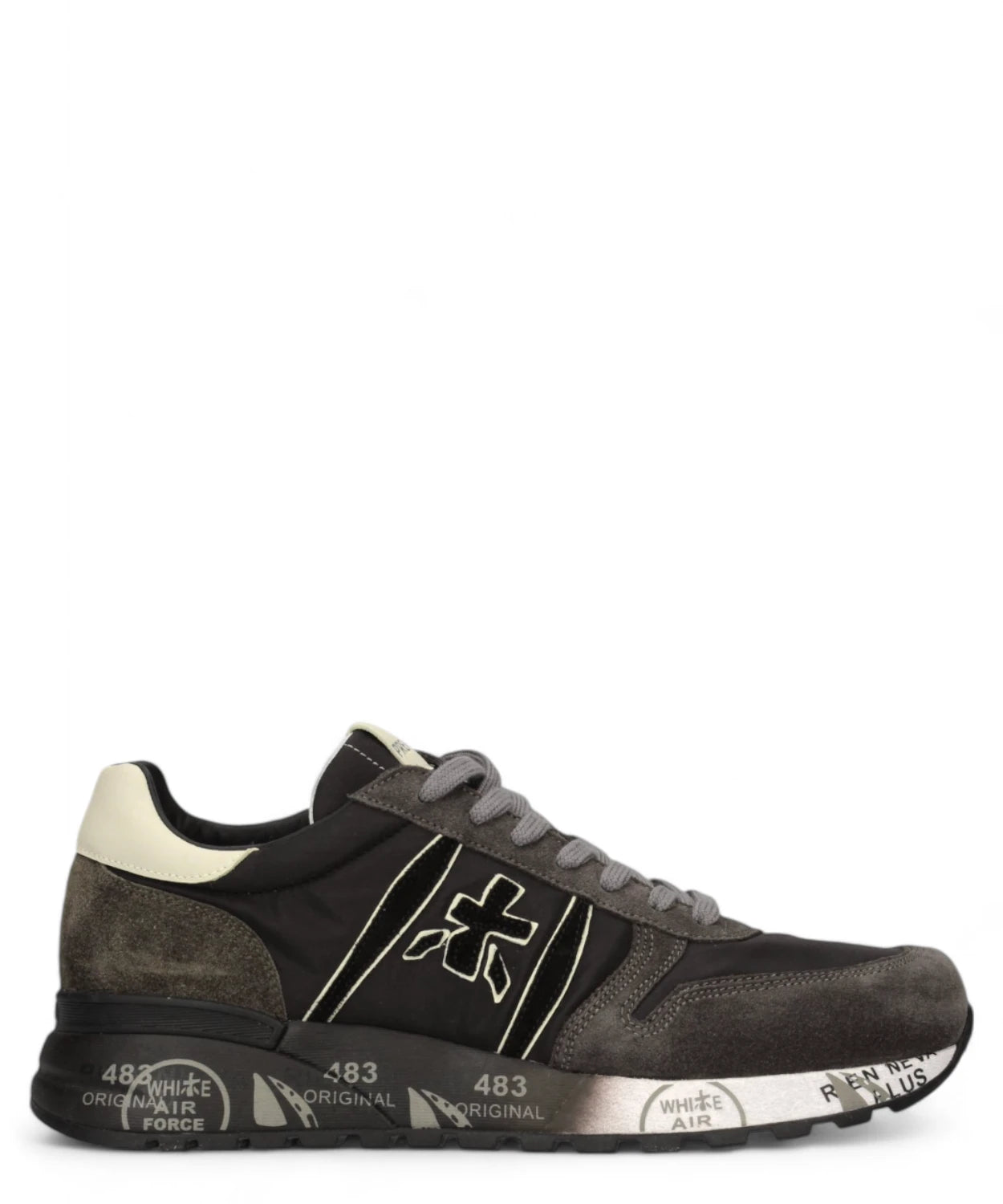 Sneakers Lander 4951 in Pelle Scamosciata e Nylon-Premiata-Sneakers-Vittorio Citro Boutique