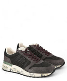 Sneakers Lander 6984 in Pelle Scamosciata Grigia e Nylon-Premiata-Sneakers-Vittorio Citro Boutique