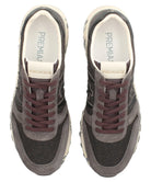 Sneakers Lander 6984 in Pelle Scamosciata Grigia e Nylon-Premiata-Sneakers-Vittorio Citro Boutique