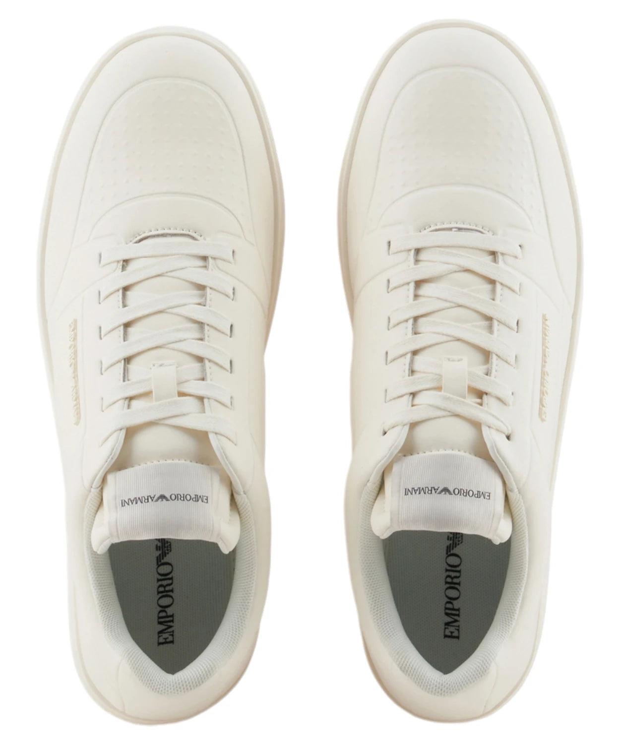 Sneakers Casual con Punta Tonda e Stringata-Emporio Armani-Sneakers-Vittorio Citro Boutique