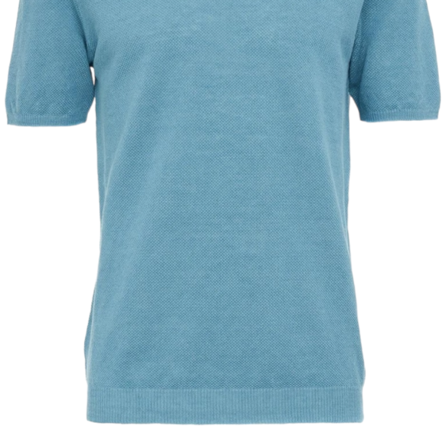 Girocollo in punto piquet-T-shirt-Roberto Collina-Vittorio Citro Boutique
