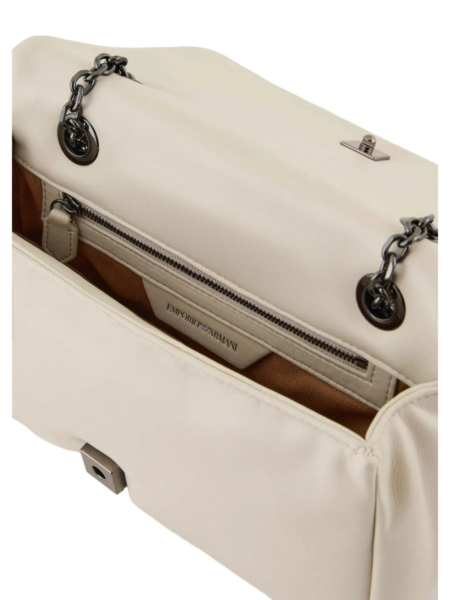 Mini Bag a Tracolla Effetto Nappa Matelassé-Emporio Armani-Pochette-Vittorio Citro Boutique