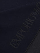 Sciarpa in lana con logo lettering jacquard-Emporio Armani-Sciarpe & stole-Vittorio Citro Boutique