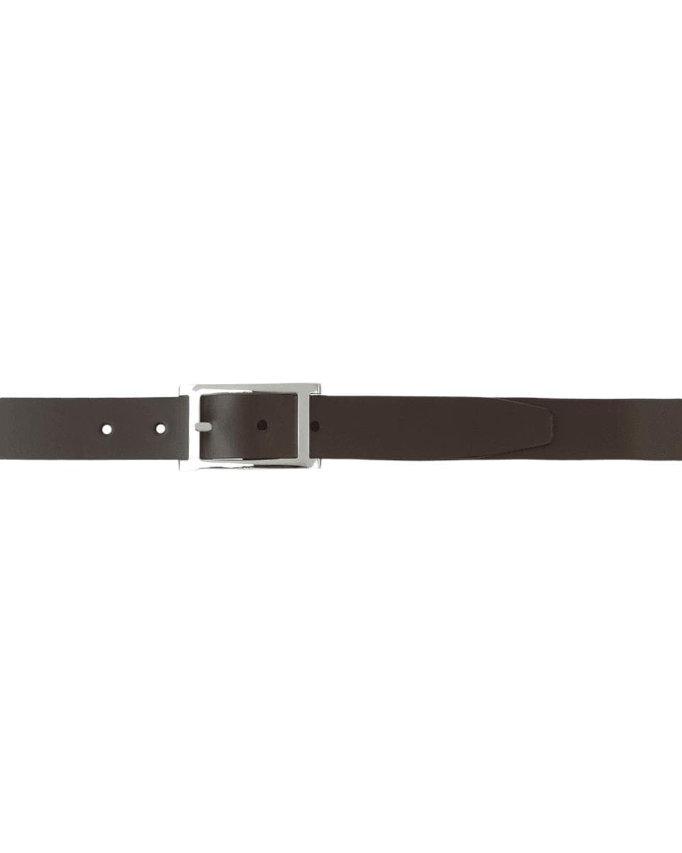 Cintura monaco double b in pelle 3 cm - Vittorio Citro Boutique