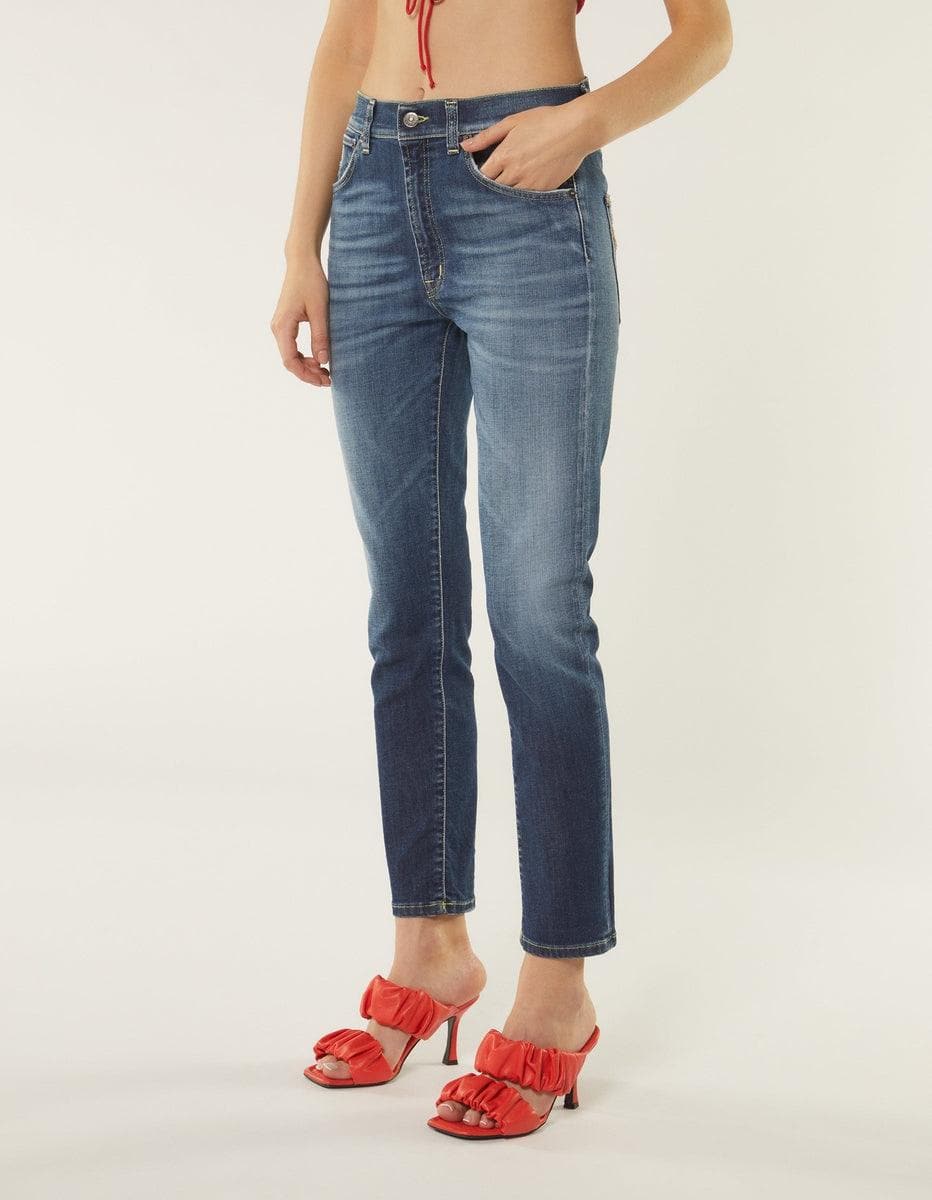 Jeans Daila slim in denim stretch - Vittorio Citro Boutique