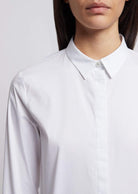 EMPORIO ARMANI - Camicia in seta crepe de chine con bottoni nascosti - Vittorio Citro Boutique