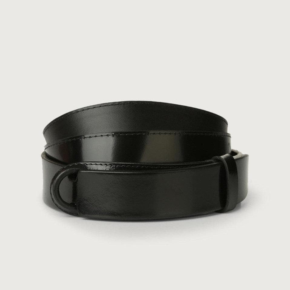 ORCIANI - Cintura Nobuckle Bright in pelle lucida - Vittorio Citro Boutique