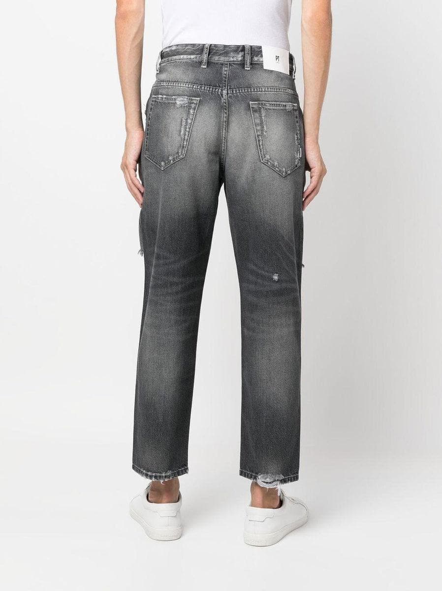 PT TORINO - Jeans cropped effetto consumato - Vittorio Citro Boutique