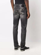EMPORIO ARMANI - Jeans skinny con effetto vissuto - Vittorio Citro Boutique