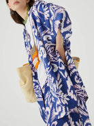 BEATRICE B - Kimono indigo moiré - Vittorio Citro Boutique