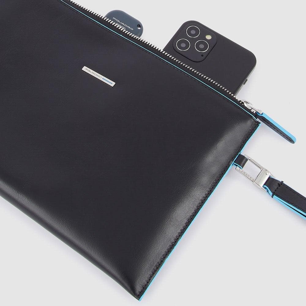 PIQUADRO - Pochette stretta da uomo con scomparto mini iPad® - Vittorio Citro Boutique