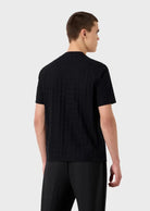 T-shirt in jersey motivo jacquard all over - Vittorio Citro Boutique